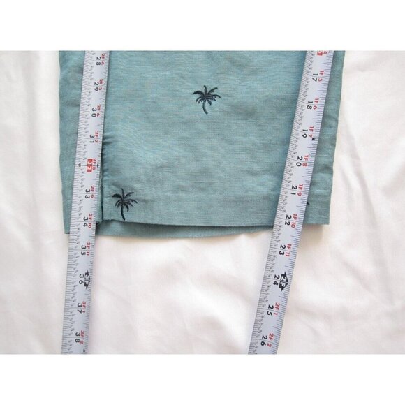 Women Van Heusen Linen/Rayon Palm Tree Embroidered Pants Sz 16 (WP193) - Picture 6 of 9